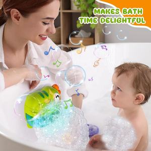 Dinosaure Savon Soufflant Machine À Bulles <span class=keywords><strong>Jouet</strong></span> <span class=keywords><strong>De</strong></span> <span class=keywords><strong>Bain</strong></span> Salle <span class=keywords><strong>De</strong></span> Bains Baignoire Automatique Bubble Maker Douche <span class=keywords><strong>Jouet</strong></span> pour L'heure Du <span class=keywords><strong>Bain</strong></span> avec Musique Légère - Product Image 3