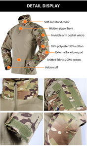 Chemise Camouflage à Motifs Multiples, Pantalon Tactique et <span class=keywords><strong>Vêtements</strong></span> <span class=keywords><strong>de</strong></span> <span class=keywords><strong>Chasse</strong></span> Uniformes <span class=keywords><strong>pour</strong></span> Hommes - Product Image 5