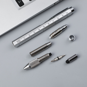 <span class=keywords><strong>Stylo</strong></span> multifonction promotionnel 9 en 1 avec ouvre-<span class=keywords><strong>bouteille</strong></span>, lumière LED, tournevis, règle, niveau, <span class=keywords><strong>stylo</strong></span> à bille en gros avec boîte - Product Image 4
