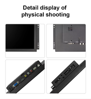 21.5 pouces 1920*1080 boîtier en métal LCD écran tactile capacitif moniteur industriel à cadre ouvert avec BNC AV HD-MI VGA USB