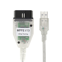 ECU Programmer SMPS MPPS V13.02 V13 K CAN Flasher Chip Tuning Remap OBD2 MPPS V13.02 Diagnostic Cable With Multi-Language