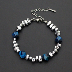 Pulseras Elásticas Ajustables Hechas a Mano de Moda con Cuentas de Hematita de Piedras Preciosas Naturales, Joyería Unisex al por Mayor, Regalo de Entrega Rápida - Product Image 4