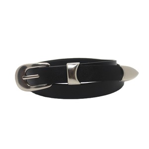 <span class=keywords><strong>Ceinture</strong></span> en <span class=keywords><strong>cuir</strong></span> pour <span class=keywords><strong>femme</strong></span>, fine, <span class=keywords><strong>boucle</strong></span> <span class=keywords><strong>argent</strong></span>ée, couleur unie, en <span class=keywords><strong>cuir</strong></span> PU - Product Image 1