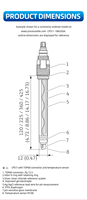 Endress+Hauser Meter pH Digital Anti-korosi Stabilitas Tinggi CPS11 CPS11-1BA2GSA Elektroda Kaca PPS Probe Plastik OEM Air