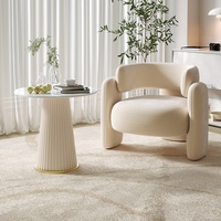 Ensemble de canapés et fauteuils en velours personnalisables pour salon de beauté, consultation, magasin de vêtements, salle d'échantillons, centre d'exposition, balcon