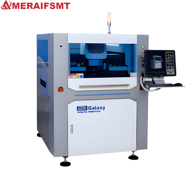 Automatic Solder Paste Printer GDK Galaxy Pcb Printer Smt Stencil Printers With Pick and Place Machine in Smt Line