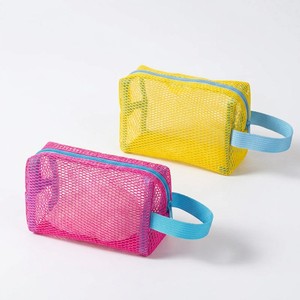 Sac de rangement en maille - <span class=keywords><strong>Pochette</strong></span> de voyage transparente et colorée pour cosmétiques et articles essentiels - Product Image 2