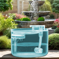 Fontaine à eau intelligente pour animaux de compagnie de haute qualité, 3 L, en plastique, avec filtre à circulation automatique, écran LCD et réglage de l'heure pour chats