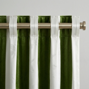 Rideaux en velours rayés DaiRui modernes à blocs de couleur, isolants thermiques et insonorisants, panneaux de traitement des fenêtres pour la décoration intérieure, vente en gros - Product Image 3