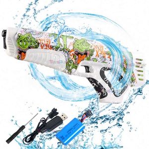 Pistola de Agua de Plástico, Inyector Eléctrico Automático, Pistola de Agua de Juguete de Alta Capacidad para Niños - Product Image 4