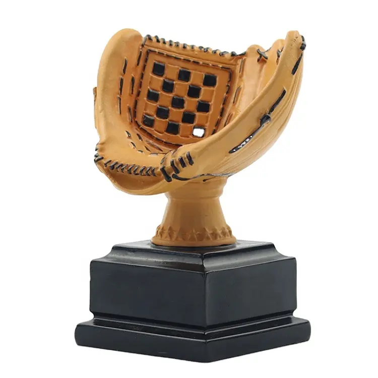 Elor 수지 트로피 좋은 품질 스포츠 공예 선물 도매 많은 다른 모델 야구 게임 장식
