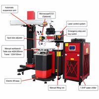 Machine de soudage laser multi-axes refroidie par eau, facile à utiliser, 400W 600W, pour la réparation de moules