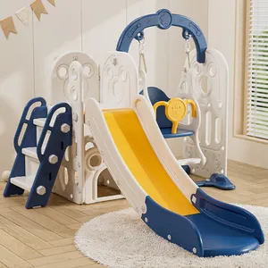New Product Baby Playground Kids Climb Indoor Game Toys Slide Playhouse Plastic Home Swing And Slides For Children