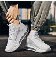 Chaussures de course pour hommes personnalisées, légères, respirantes, à semelle souple, à lacets, avec coussin d'air, pour le basketball, tendance ODM