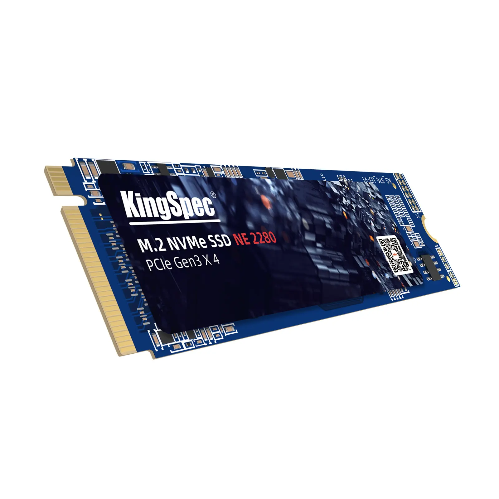 KingSpec M2 1 To PCIe NVMe 2280MM M.2 SSD Disque dur interne à semi-conducteurs pour ordinateur portable de bureau
