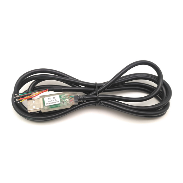 1.8m Ftdi Chipset Usb-rs485-we-1800-bt Custom USB RS485 to Open Wire Serial Adapter Cable