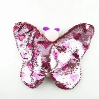 Peluche papillon scintillante avec ailes en plumes, jouet en peluche doux, insecte en peluche, poupée animale, peluches mignonnes, cadeau pour enfants