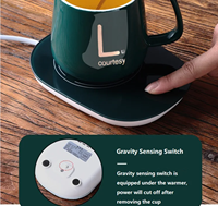 Tasse en céramique intelligente chauffe-tasse sous-verre chauffe-café thermostatique chauffage tasse électrique ensemble lait thé chauffage eau maison bureau cadeau
