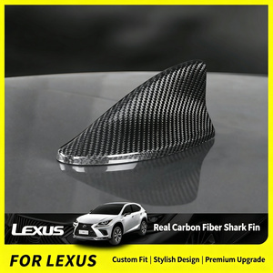 Capot d'antenne aileron de requin en fibre de carbone véritable pour NX200 NX300h NX260, accessoire de décoration extérieure de toit, amélioration automobile facile - Product Image 2