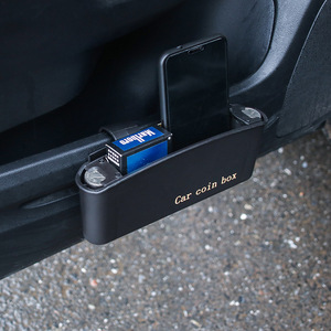 Boîte à monnaie pour voiture, organisateur en plastique Lw 1518 pour rangement dans la porte de voiture - Product Image 2