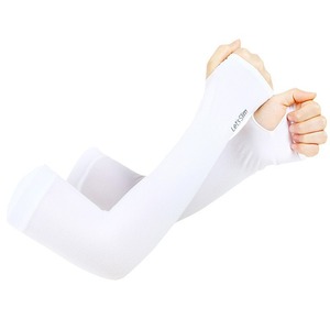 Manchon <span class=keywords><strong>de</strong></span> protection solaire pour femme, respirant, anti-UV, en nylon, taille unique, idéal pour les sports d'été en extérieur et la conduite à vélo - Product Image 2