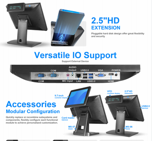 2025 New <span class=keywords><strong>POS</strong></span> mô hình duy nhất Màn hình kép <span class=keywords><strong>POS</strong></span> 15 inch <span class=keywords><strong>i3</strong></span> <span class=keywords><strong>CPU</strong></span> Nhà Máy Giá <span class=keywords><strong>POS</strong></span> hệ thống - Product Image 6