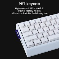 X60 Keyboard Gaming Berkabel 60 Tombol RGB Optical Switch Hot Swap USB Tipe C Dapat Diprogram Esports