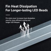 Vente en gros de lampes LED pour aquarium en aluminium mince de 6,5 mm - Lampe submersible pour aquarium à spectre complet - Personnalisation OEM ODM en usine