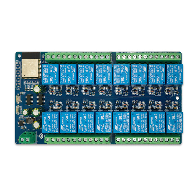 DC5V Power Supply ESP32 16 Channel Relay Module Development Board ESP32-WROOM Secondary Development