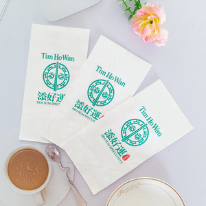 3-ply Trinh gỗ bột giấy giấy khăn ăn & serviettes phụ kiện bữa ăn tối Trong Túi Phong Cách - Product Image 3