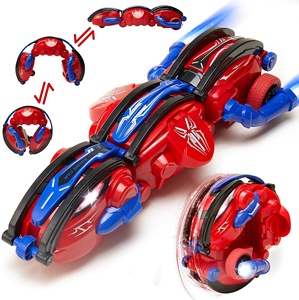 KK New High Quality 2.4G LED Light Racing RC Car 360 Degree Rolling <strong>Snake</strong> Tumbling Stunt <strong>Remote</strong> <strong>Controller</strong> USB Cable Hobby for - Product Image 2
