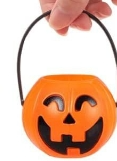 Pafu Jack O đèn lồng Halloween trang trí Halloween Đạo cụ lừa hoặc điều trị Halloween mini nhựa kẹo bí ngô xô - Product Image 4