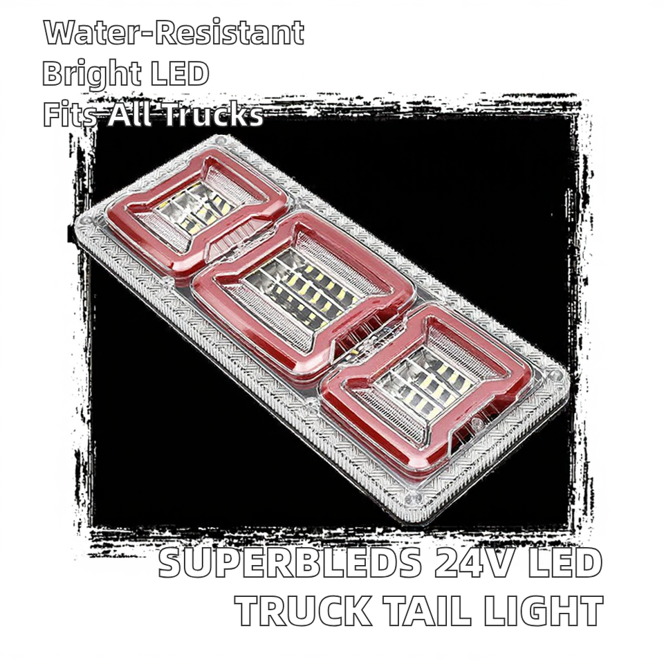 Universal 24V LED Tail Light for Refuse Trucks, Handles Constant ...