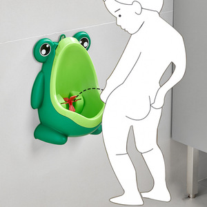 Urinoir en forme de grenouille pour l'apprentissage de la propreté des tout-petits avec cible, options de couleurs vert, bleu, noir, en matériau PP - Product Image 3