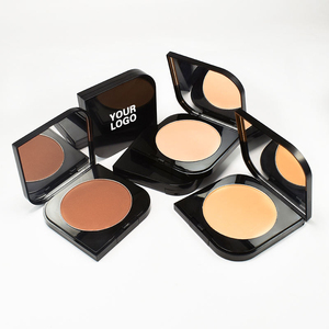 Polvo Compacto de Maquillaje Resistente al Agua, Polvo Compacto Mate de Cobertura Total, <span class=keywords><strong>Estuche</strong></span> de Polvo Compacto de Lujo - Product Image 3