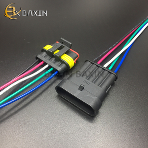 1/<span class=keywords><strong>2</strong></span>/3/4/5/6pin araba su geçirmez erkek kadın Amp konektörü tel oto otomotiv elektrik konnektörü otomatik kablo demeti için HID - Product Image 6