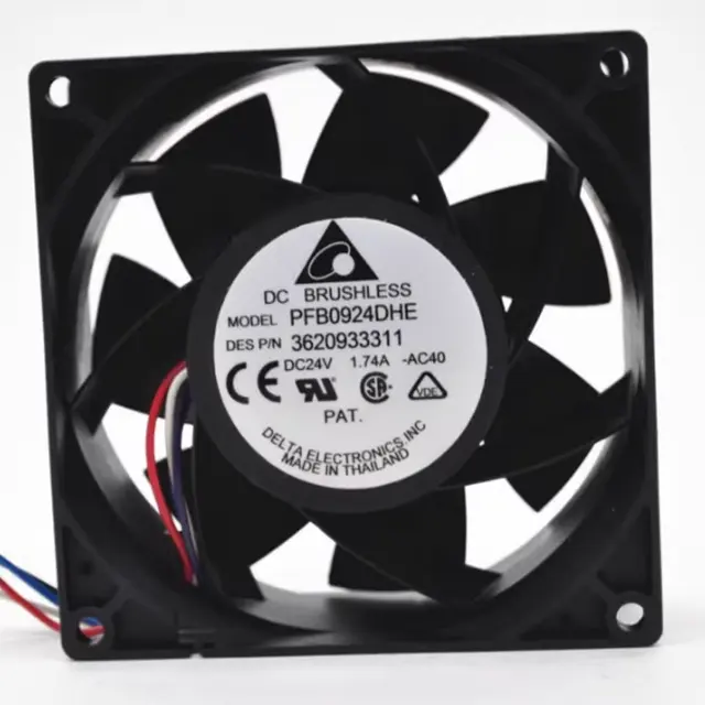 90mm 9038 24V 1.1.pfb0924dhe şiddetli fan invertör fan endüstriyel fanlar