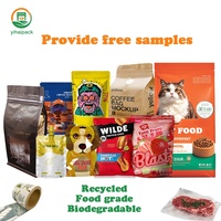 Sacs d'emballage en papier kraft plastique recyclé et écologique PE EVOH 1oz 2oz 4oz 20g 30g 50g pour aliments, noix, flocons d'avoine, fruits, thé, café en poudre