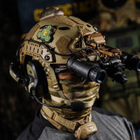 Casque multifonction industriel Casque de protection tactique Casque de combat Apportez vos propres lunettes Sécurité Équitation Sport
