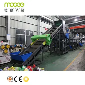 Equipamento de lavagem reciclável do plástico do hdpe do pma do pe dos resíduos pp