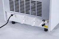 Machine à glace en flocons automatique électrique en acier inoxydable pour hôtel, fruits de mer et poisson, petite machine commerciale à glace granulaire en flocons