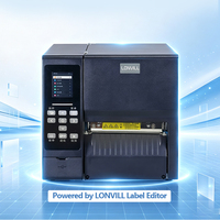 Imprimante thermique RFID LONVILL haute capacité 600 dpi BT Wi-Fi pour étiquettes de lavage et d'entretien