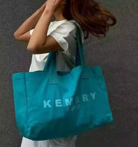 Gran oferta, nuevo logotipo, lienzo bordado impreso, algodón con bolso de hombro más ancho, gran capacidad, China, venta al por mayor - Product Image 4