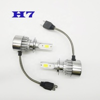 H1 H4 H7 H11 9005 9006 COB LED Phare de voiture Ampoule LED pour phare de voiture Lampe de phare Feu antibrouillard