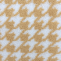 Tissu en flanelle douce à motif d'oiseaux imprimé sur mesure, fourrure en peluche pour couverture de bébé, vêtement, jouet, vêtements de maison