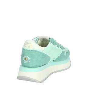 Baskets pour femmes Sun68 Z35216 en toile vert aqua, chaussures tendance - Product Image 3
