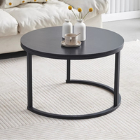 Ensemble de table de salon, table basse multifonctionnelle, style nordique