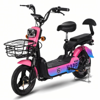 Vélo électrique puissant de 500 W, 48 V, 20 Ah, deux places, longue autonomie, moto chopper électrique pour adultes