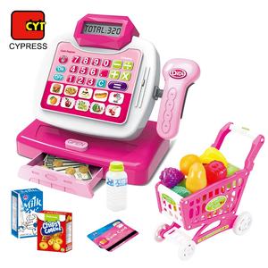 เด็กเล่นซูเปอร์มาร์เก็ตCaja Registradora De Juguete<span class=keywords><strong>แคชเชียร์</strong></span>เครื่องของเล่นเด็กCash Register<span class=keywords><strong>ของเล่น</strong></span> - Product Image 3