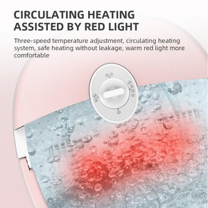 เครื่องนวดเท้าพกพาแบบพับได้ ปี 2024 พร้อมลูกกลิ้ง 2 ลูก นวดเท้าแบบสปา พร้อมระบบทำความร้อน - Product Image 2